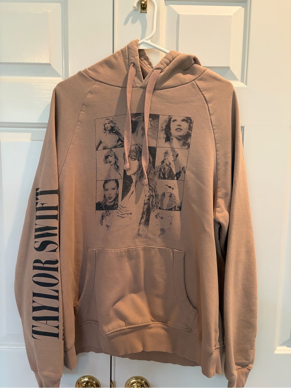 Taylor Swift Graphic Hoodie - Tan
